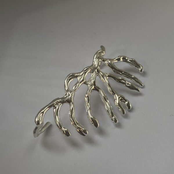 EARCUFF RADIX SOLIS CR4-F/s PRATEADO