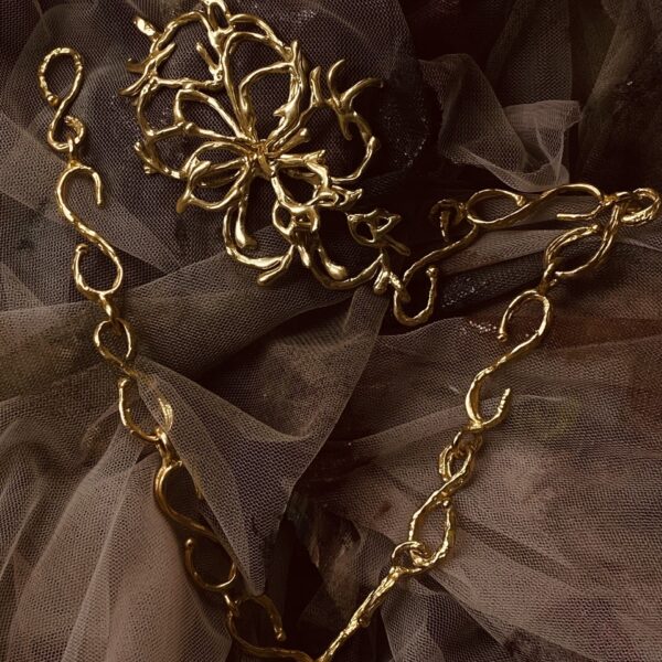 choker flor do acaso dourado (3)