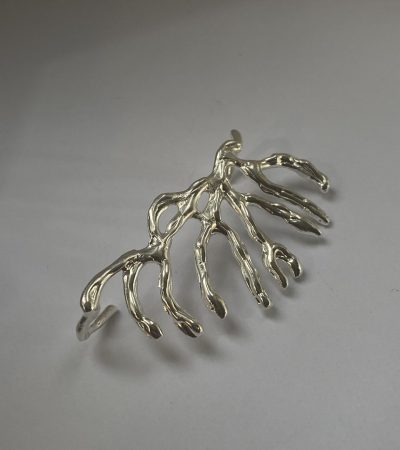 EARCUFF RADIX SOLIS - CR4-Fs PRATEADO