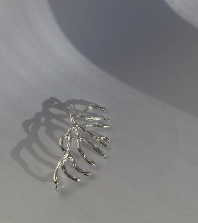 EARCUFF RADIX SOLIS PRATEADO