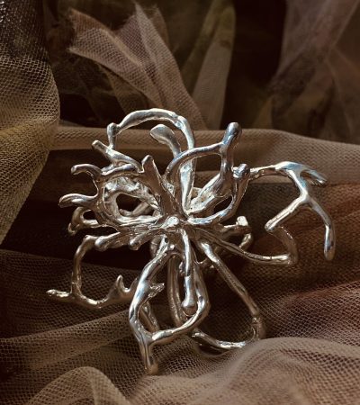 earcuff flor do acaso prateado (2)